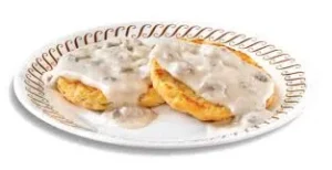 Grilled Biscuit & Gravy-image-waffelhousemenu.info